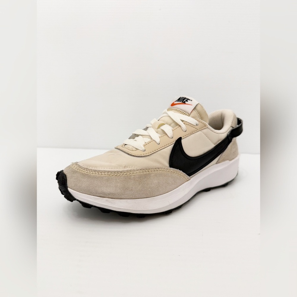 Nike Waffle Debut Sneaker Shoes - White Cream Black - 7.5